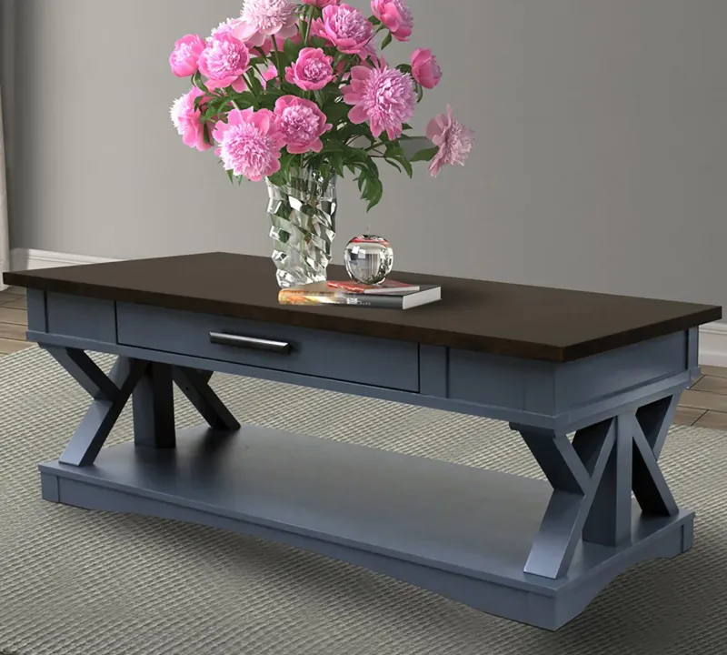 AMERICANA MODERN - DENIM COCKTAIL TABLE