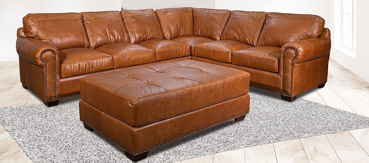 USA Premium Leather Sectional