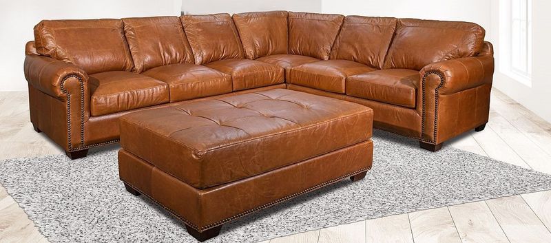 USA Premium Leather Sectional