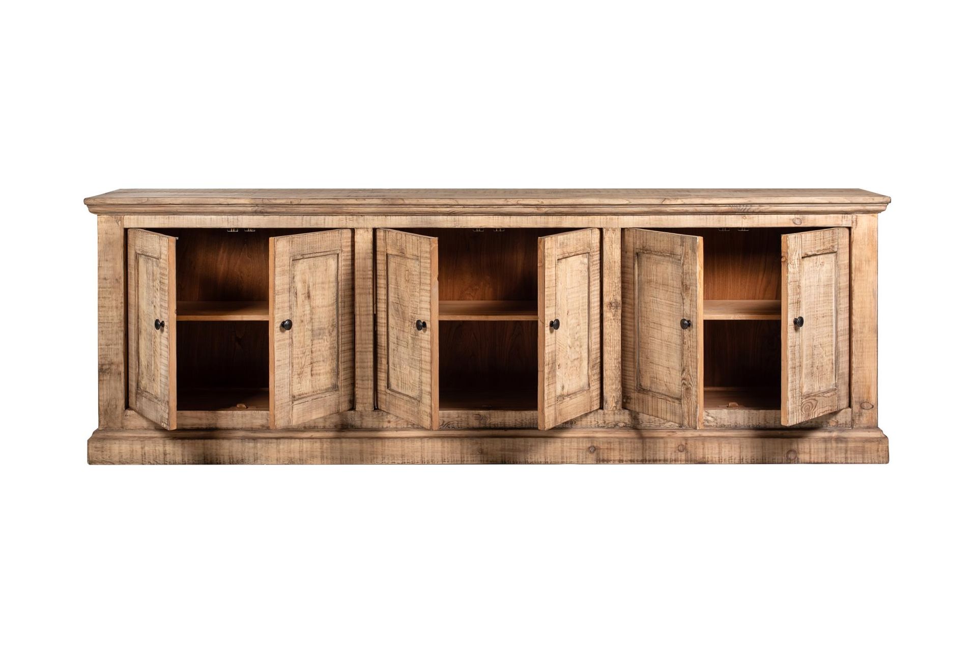 Mimi Long 6 Door Cabinet Natural
