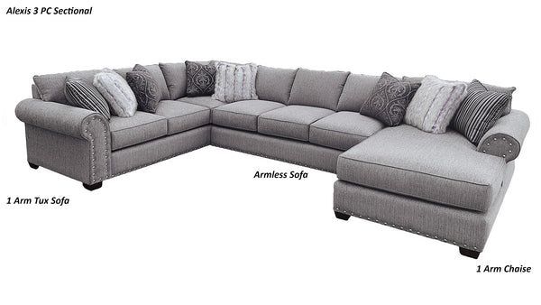 USA Made Alexis Custom Sectional