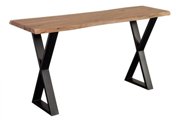 Manzanita Natural Console Table with Different Bases