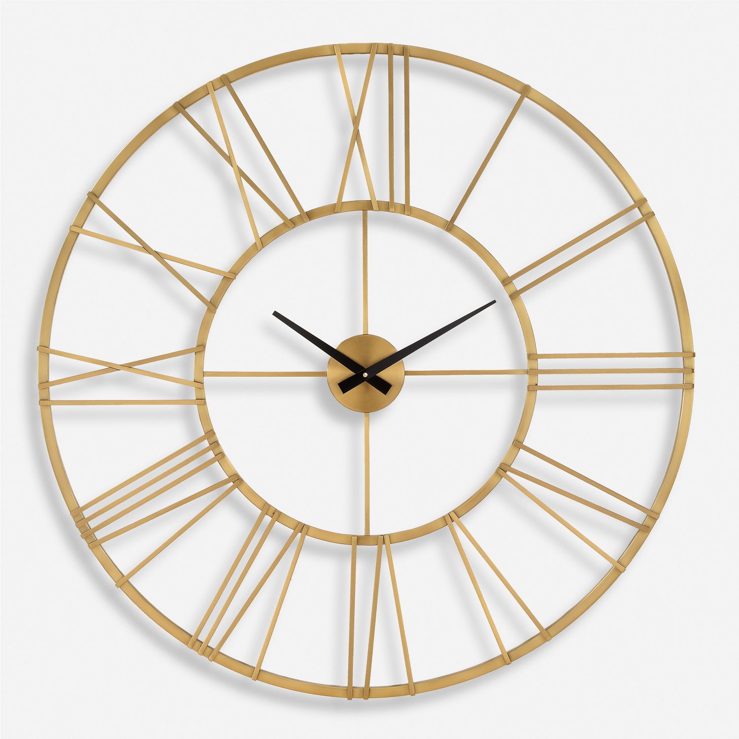 Keyann - Brass Wall Clock