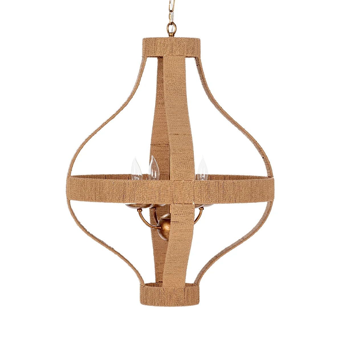 Sarmiento - Pendant Large - Natural/Gold