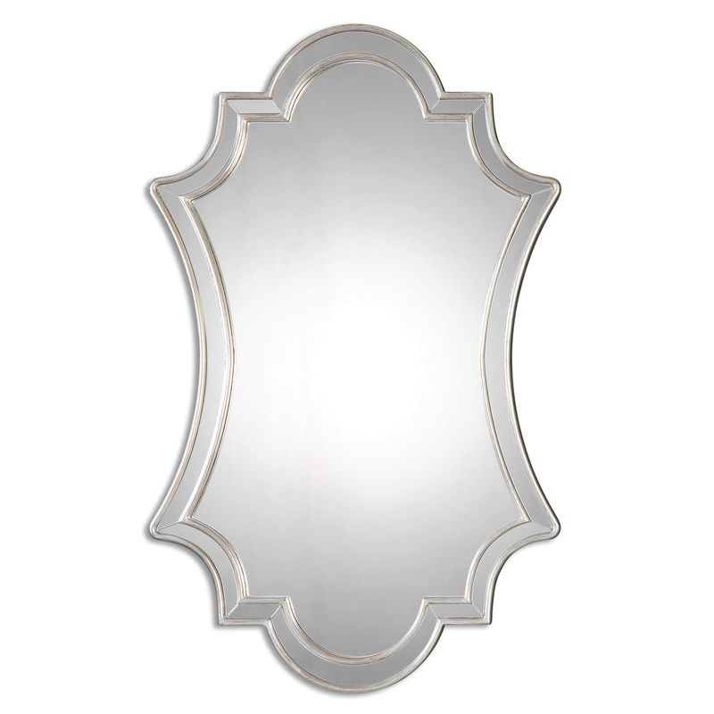 Elara - Wall Mirror - Antiqued Silver