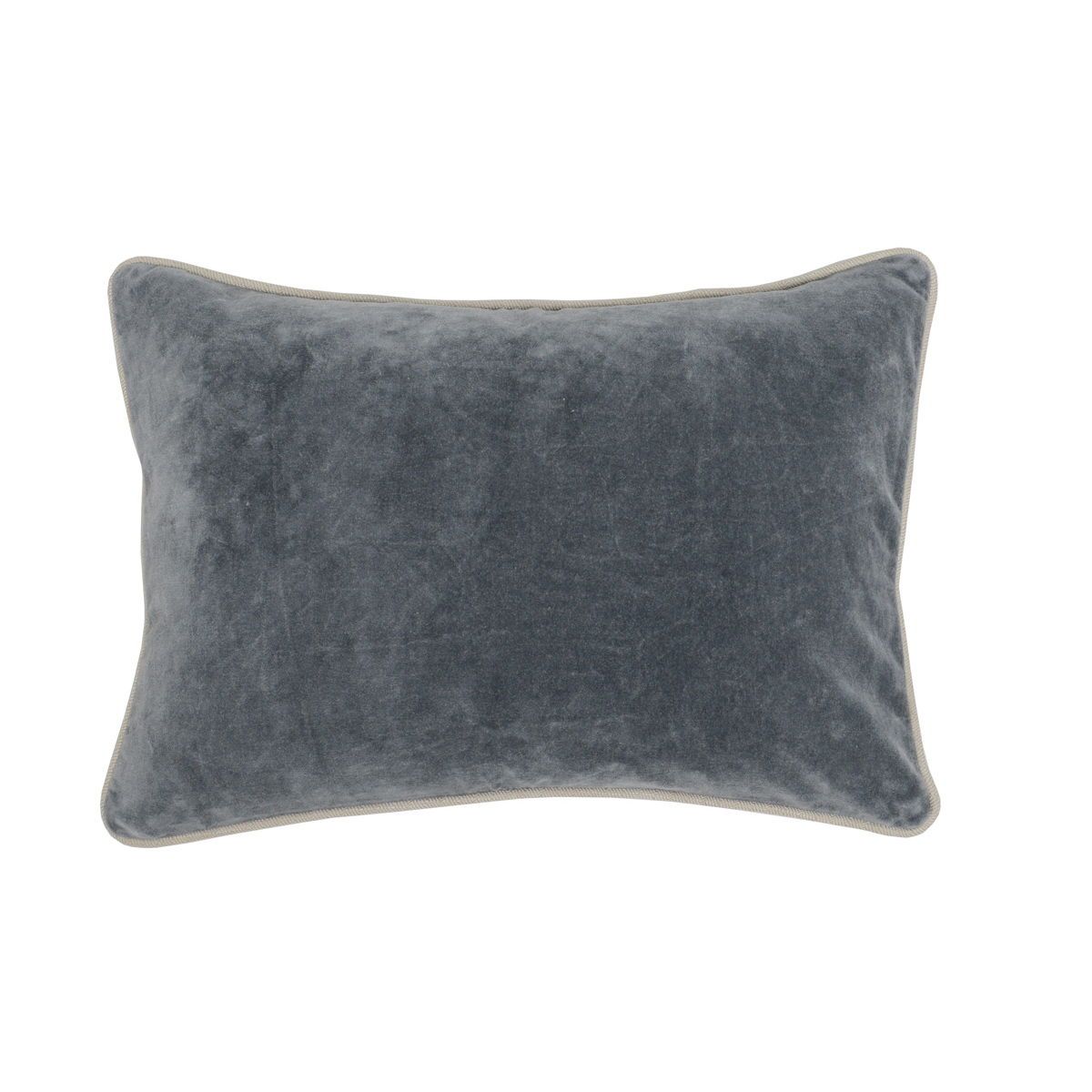 Heirloom Velvet - 20" x 14" SLD Pillow - Stone Gray