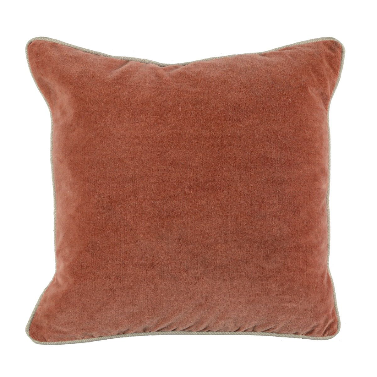 Heirloom Velvet - SLD Pillow - Terra Cotta