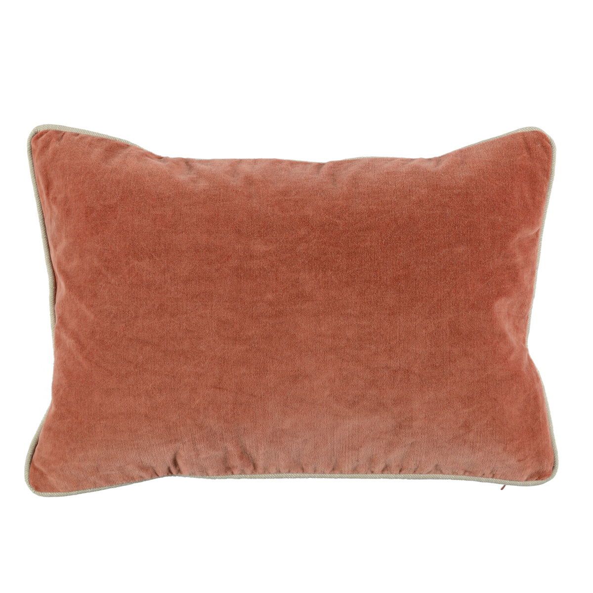 Heirloom Velvet - 20" x 14" SLD Pillow - Terra Cotta