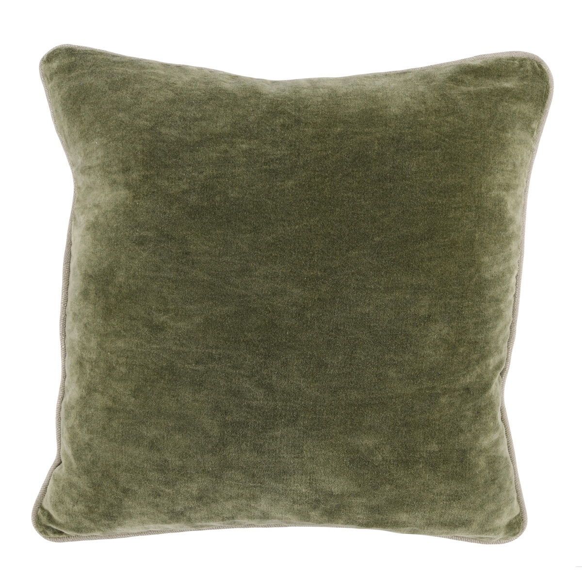 Heirloom Velvet - 18" x 18" SLD Pillow - Moss