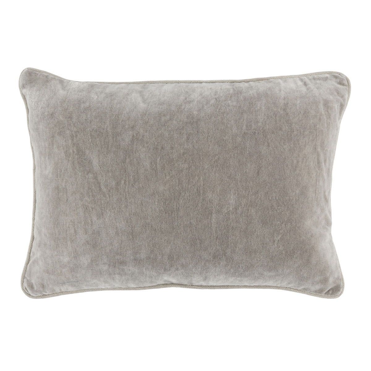 Heirloom Velvet - 20" x 14" SLD Pillow - Silver
