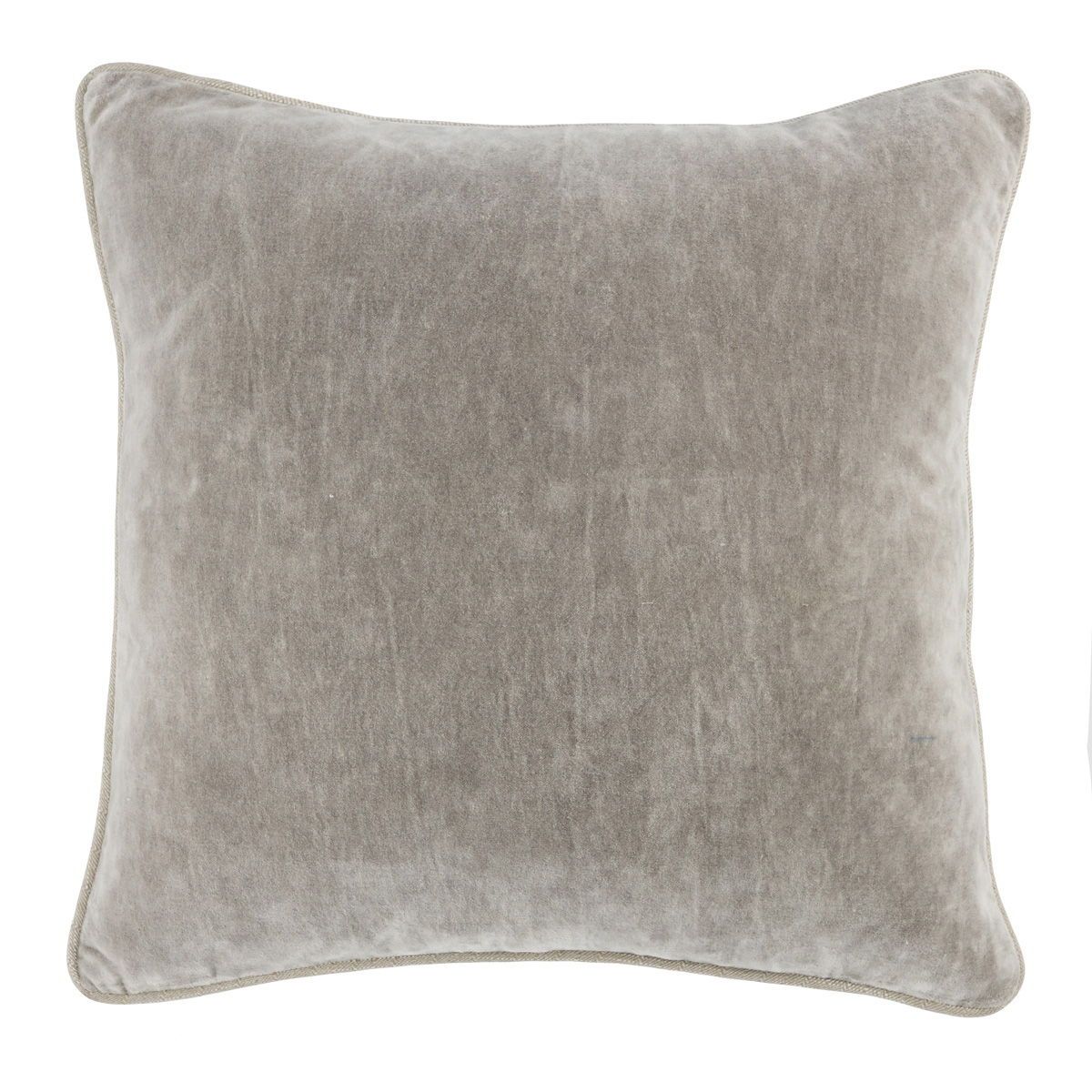 Heirloom Velvet - 18" x 18" SLD Pillow - Silver