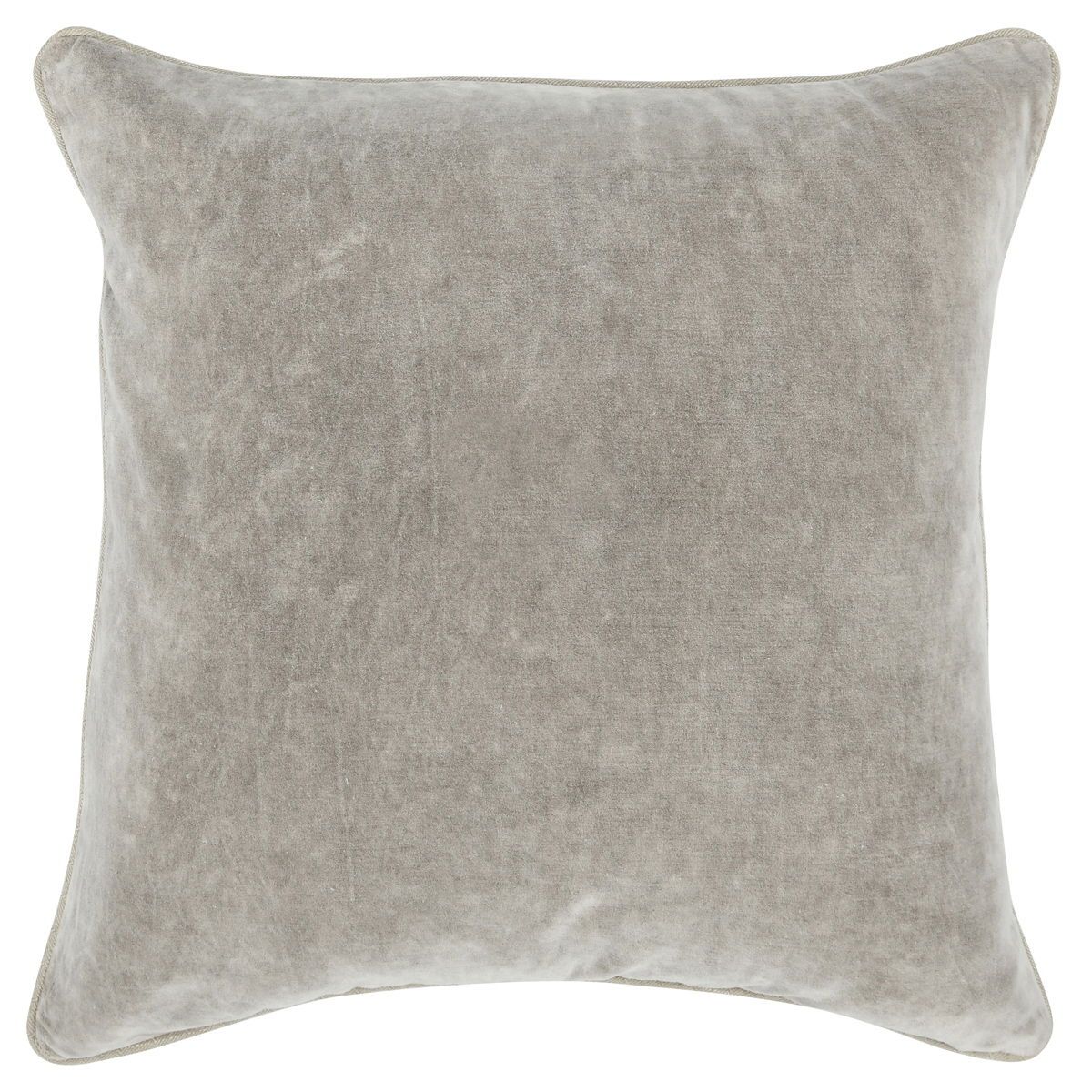 Heirloom Velvet - 22" x 22" SLD Pillow - Silver