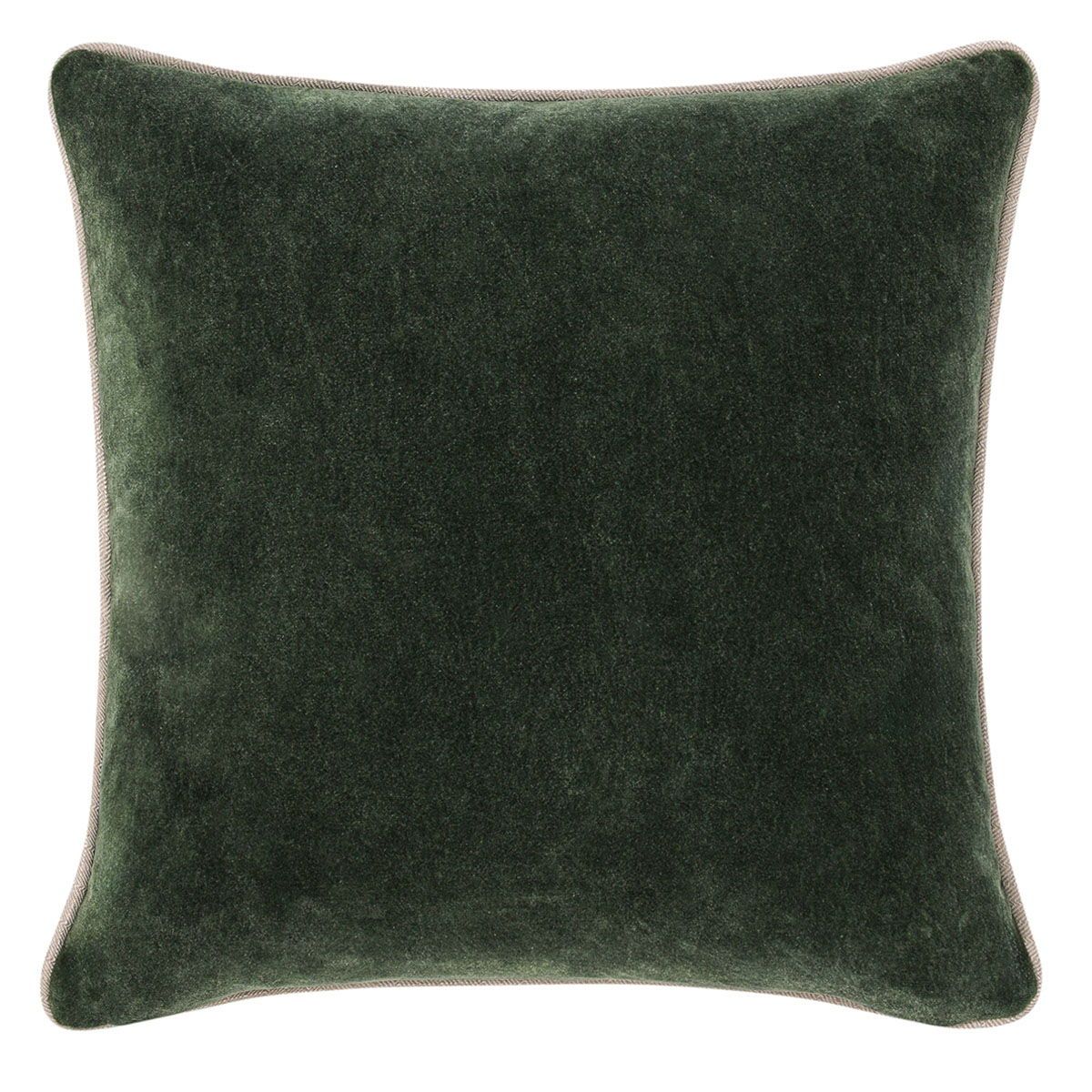 Heirloom Velvet - 22" x 22" SLD Pillow - Forest Green