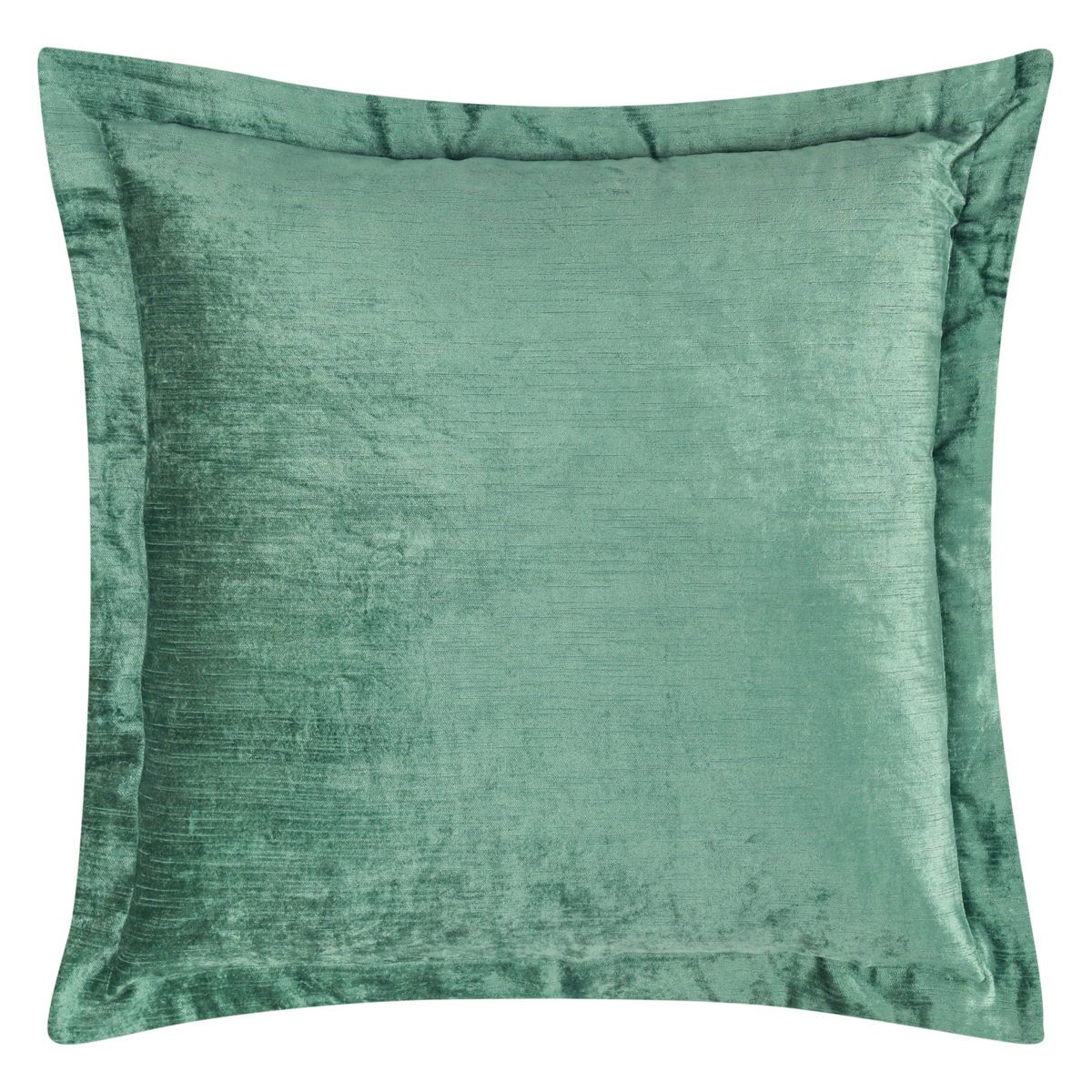 Lapis - Velvet Pillow 22' x 22' - Viridian Green
