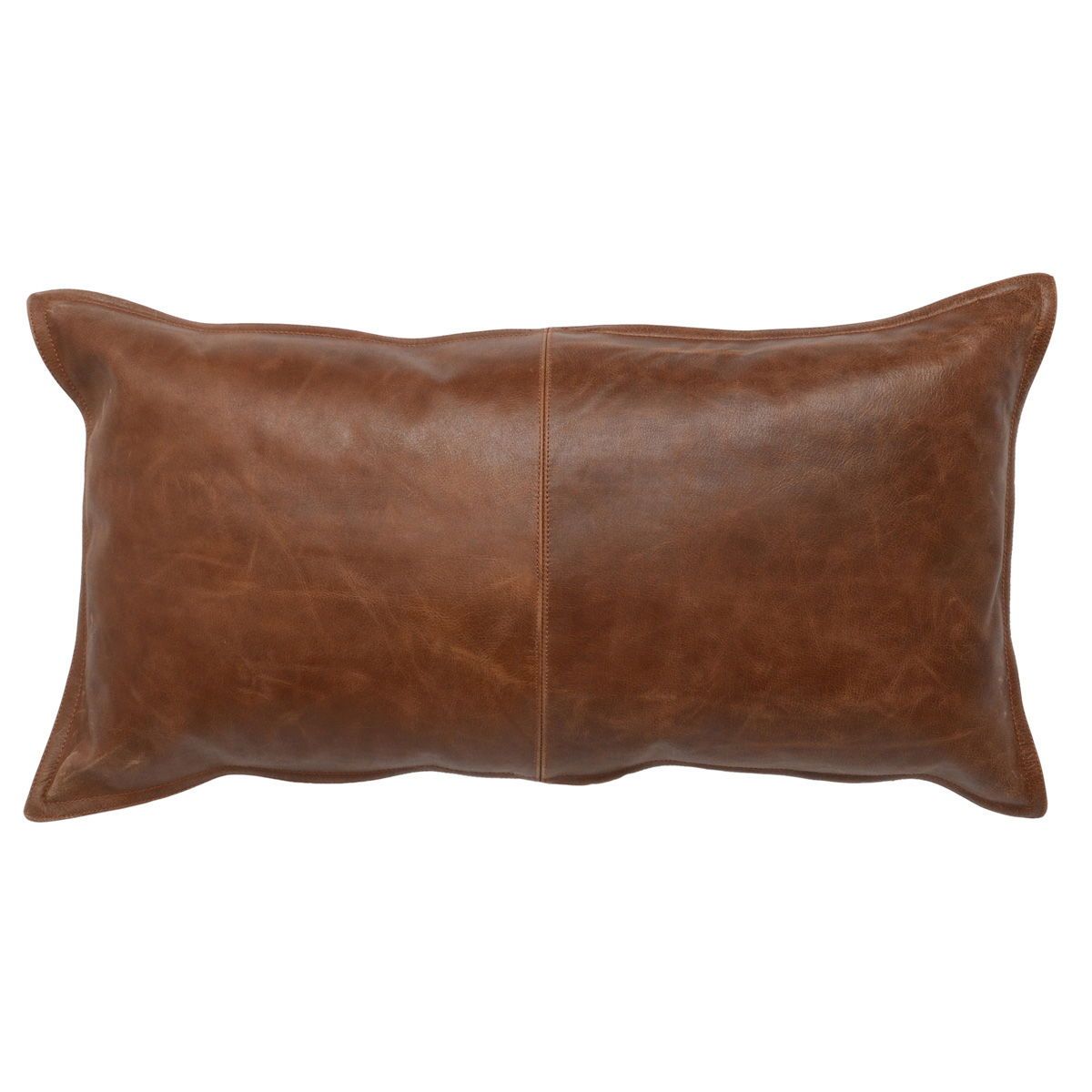 Soco Leather - 26" x 14" SLD Pillow - Kona Brown