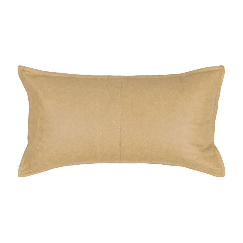 Soco Leather - Leather Pillow 14' x 26' - Golden Wheat