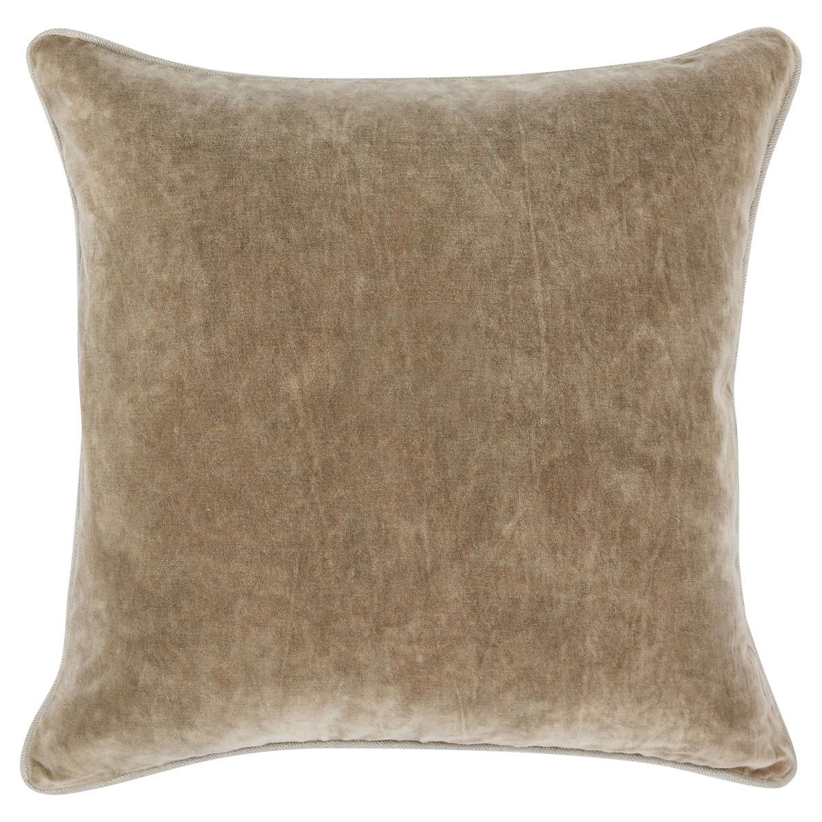 Heirloom Velvet - 22" x 22" SLD Pillow - Wheat