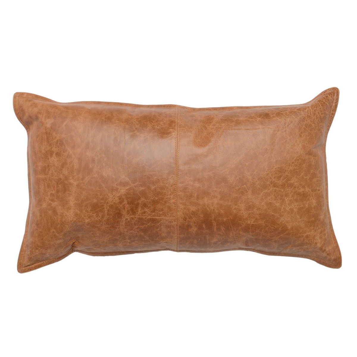 Soco Leather - 14" x 26" SLD Dumont Pillow - Chestnut