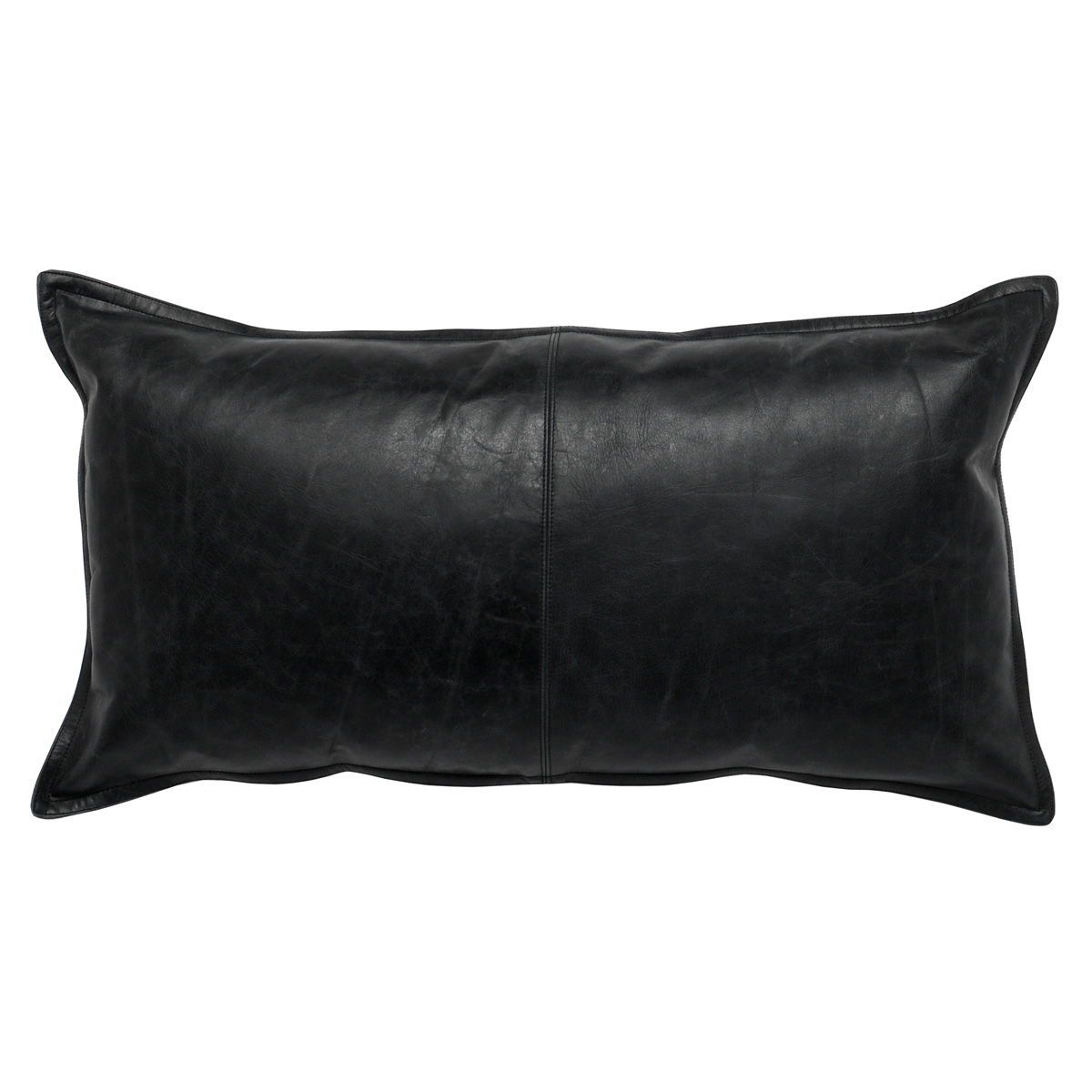Soco Leather - 26" x 14" SLD Dexter Pillow - Onyx