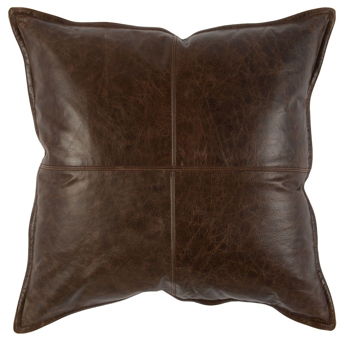 Soco Leather - SLD Parsons Pillow - Cocoa