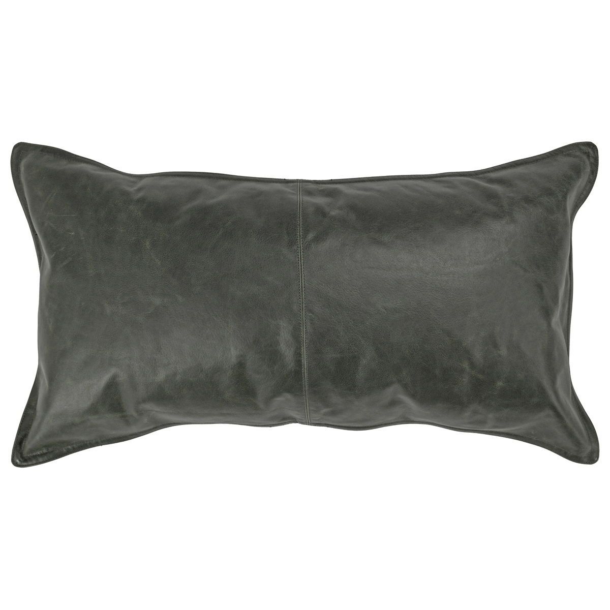 Soco Leather - 26" x 14" SLD Acre Pillow - Forest Green