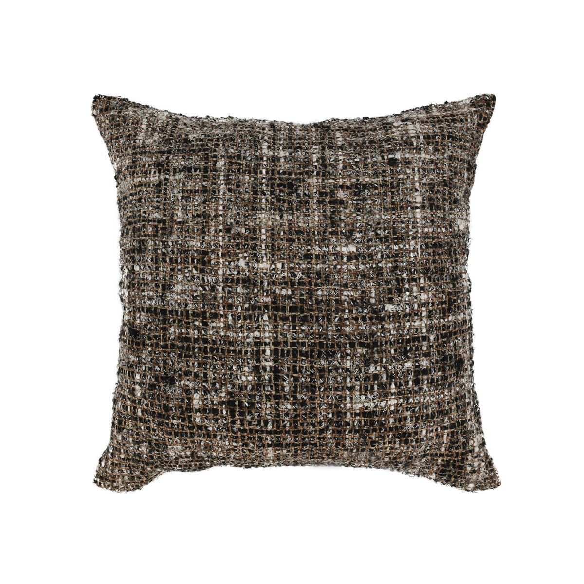 Heritage Craft - 24" x 24" HC Porter Pillow - Black/Ivory