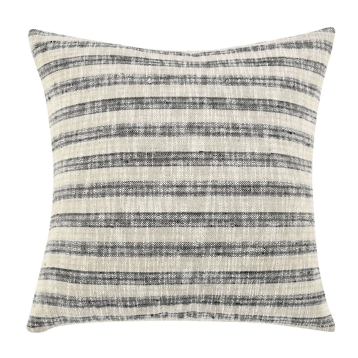 Timeless - 24" x 24" TL Linna Pillow - Natural/Black