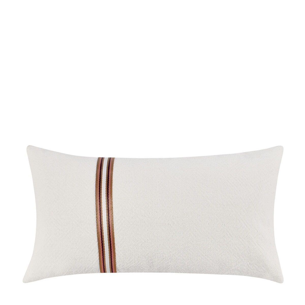 Timeless - 26" x 14" TL Ralph Pillow - Ivory/ Sangria Red
