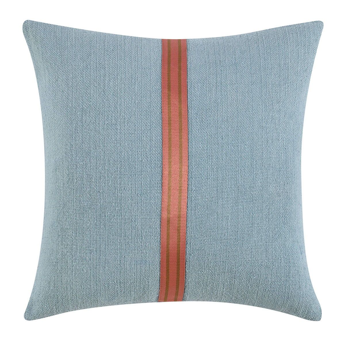 Boardwalk - 22" x 22" BW Breton Pillow - Blue Multi