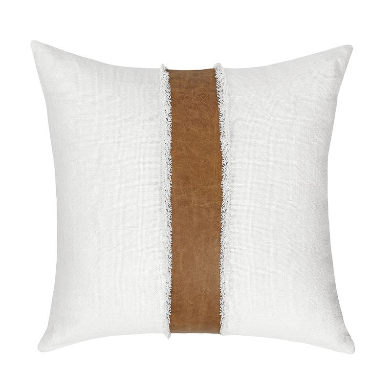 Villa Classics - Steam Pillow 26' x 26' - Ivory/Dumont Chestnut