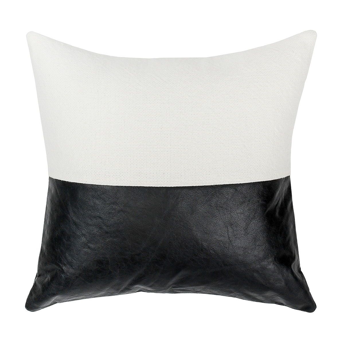 Villa Classics - Canyon Pillow 20' x 20' - Ivory/Dexter Onyx