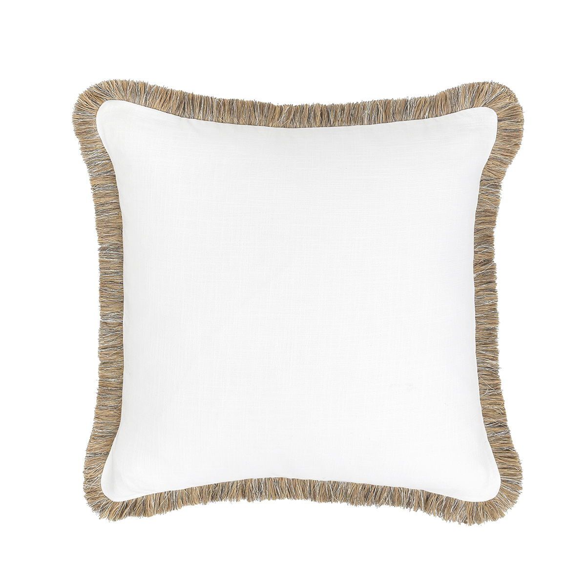 Radiant Oasis - Cara Pillow 24' x 24' - Ivory/Natural