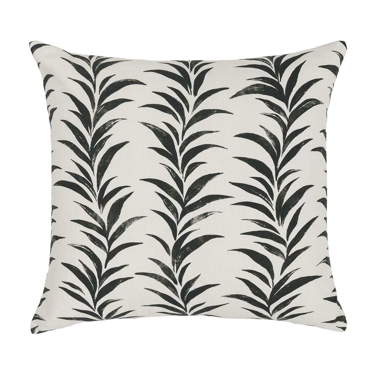 Radiant Oasis - Alula Pillow 22' x 22' - Black/White