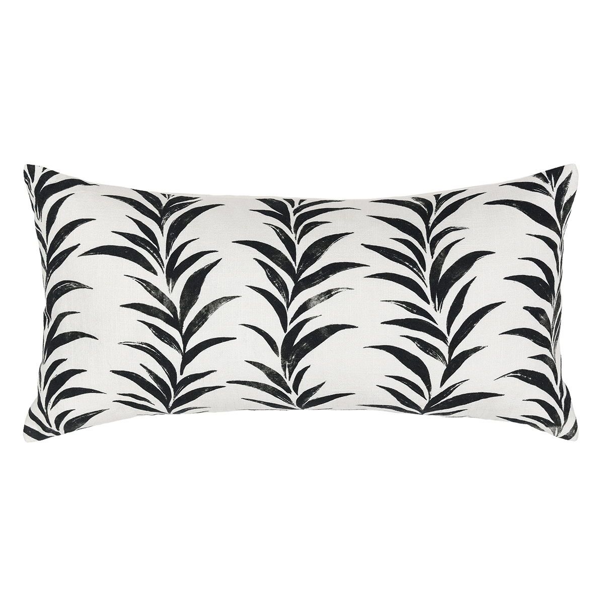 Radiant Oasis - Alula Pillow 14' x 26' - Black/White