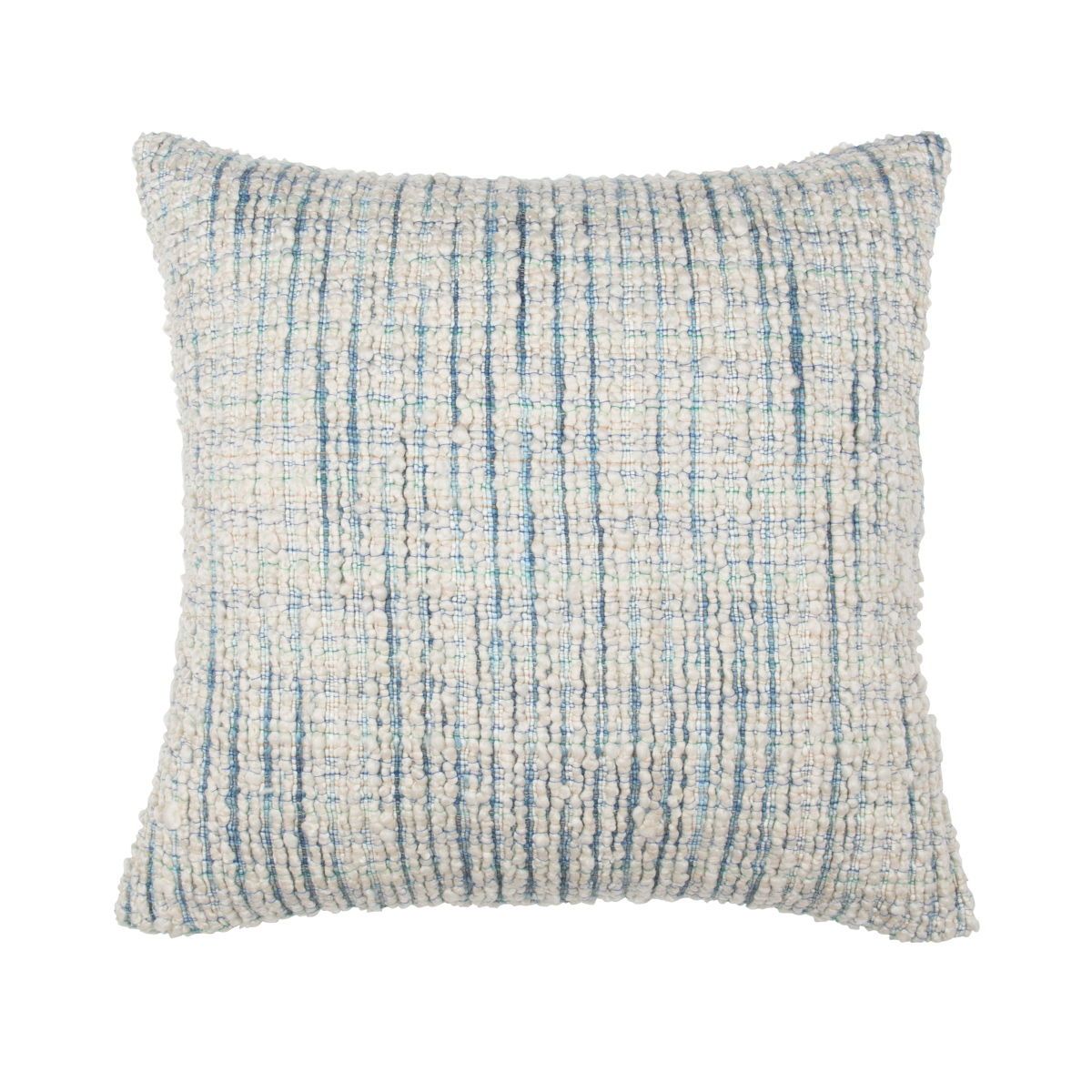 Equilibrium - Trona Pillow 22' x 22' - Blue/Ivory