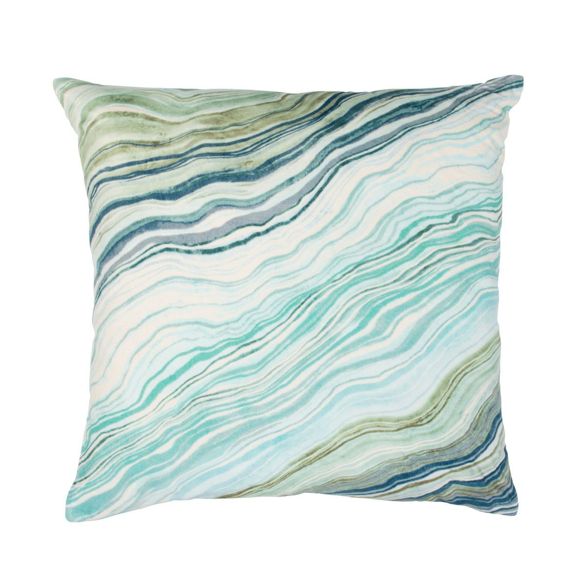 Equilibrium - Zircon Pillow 22' x 22' - Blue Multi