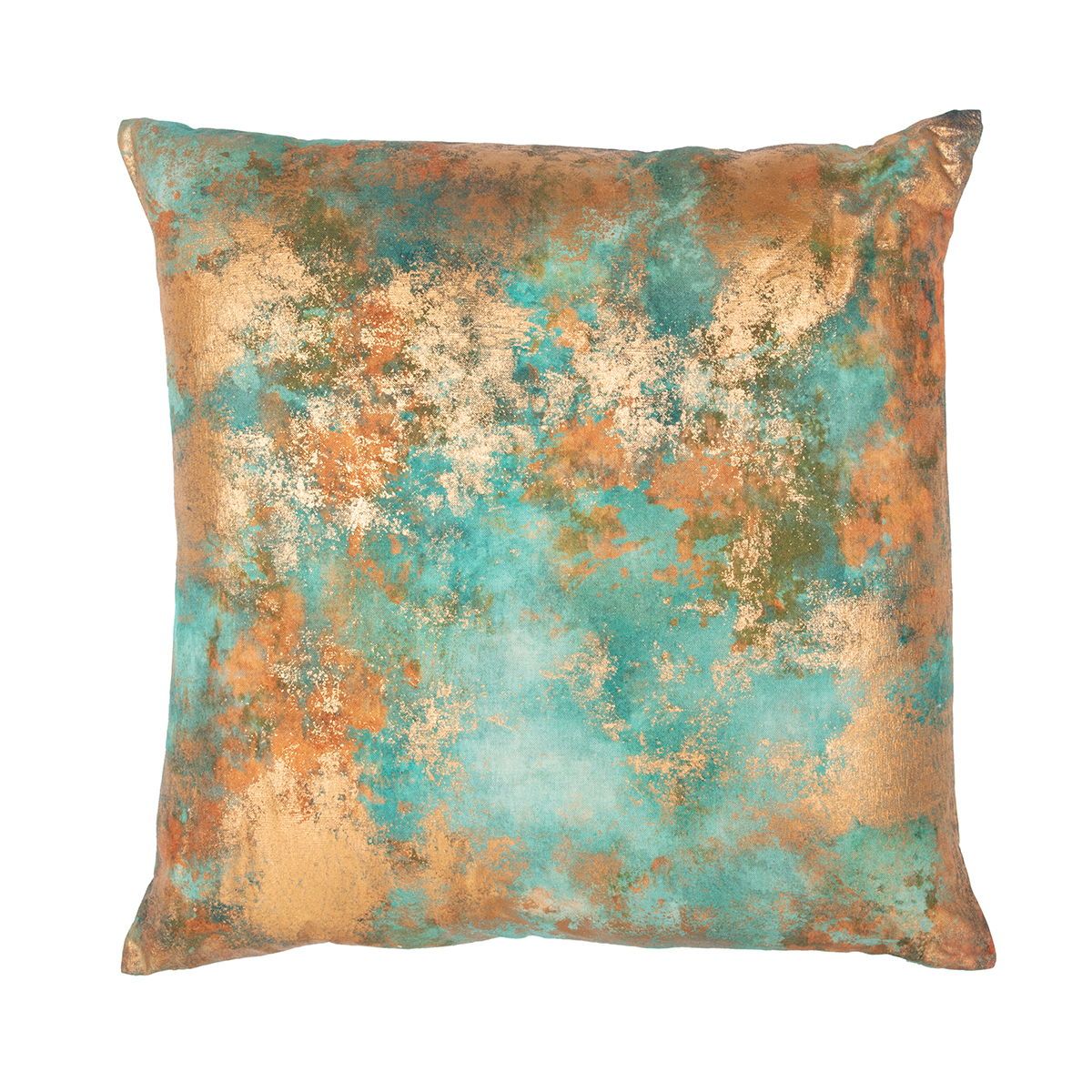 Equilibrium - Onara Pillow 22' x 22' - Turquoise/Copper