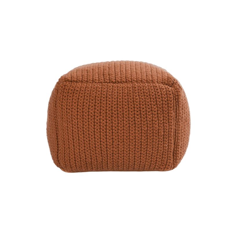 Prism - Performance Prism Pouf - Terracotta