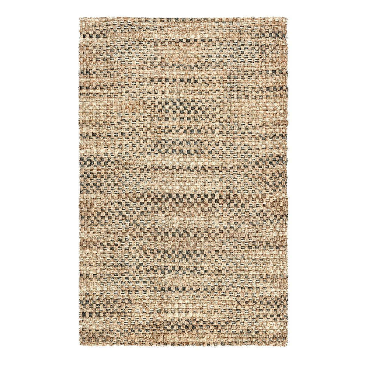 Jute Favorites - 5' x 8' Panama Rug - Natural/Ivory/Gray