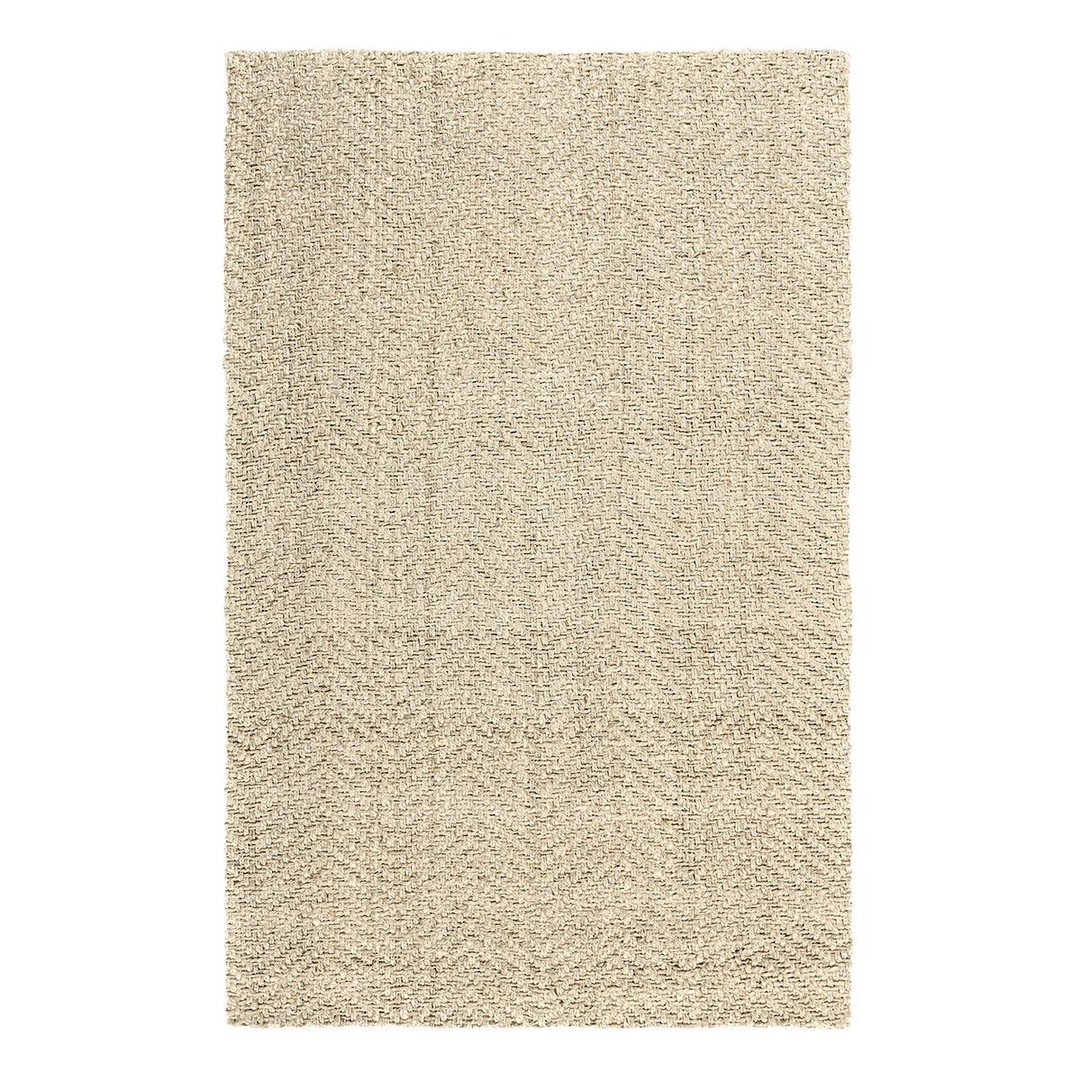 Jute Favorites - 5' x 8' Herringbone Rug - Ivory