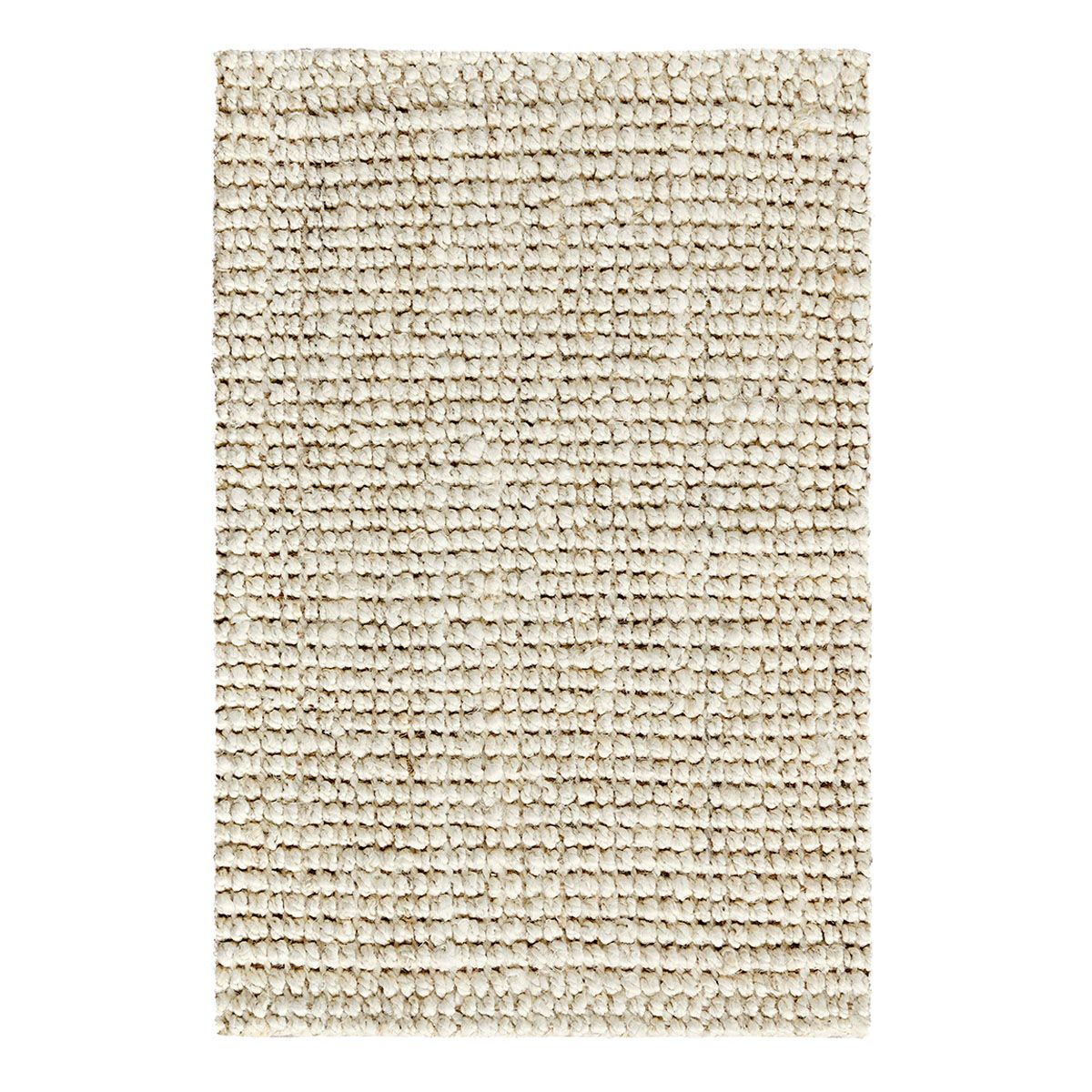 Chunky And Knobby Loop - 2' x 3' Chunky Loop Rug - Ivory