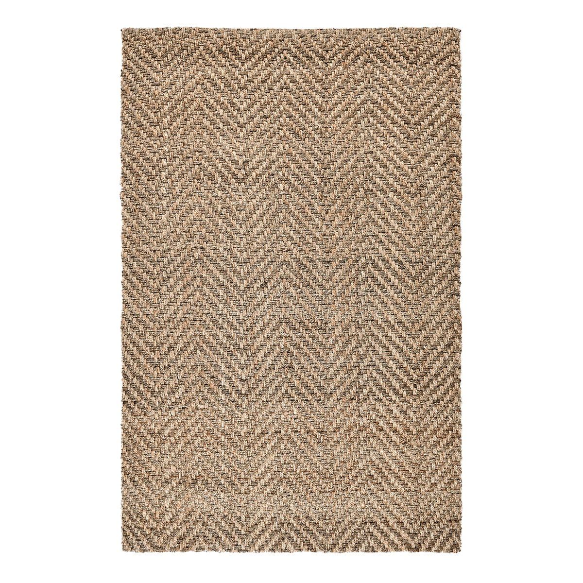 Jute Favorites - 1' x 1' Herringbone Rug - Natural