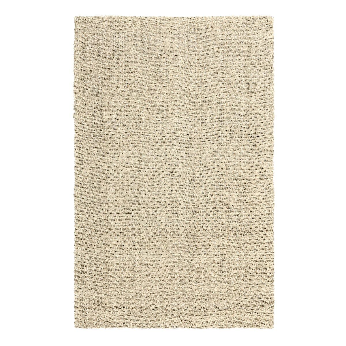 Jute Favorites - 1' x 1' Herringbone Rug - Ivory