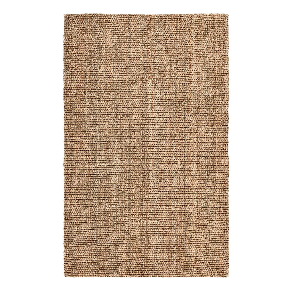 Chunky And Knobby Loop - 1' x 1' Chunky Loop Rug - Natural