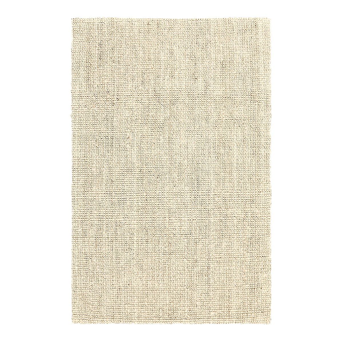 Chunky And Knobby Loop - 1' x 1' Chunky Loop Rug - Ivory