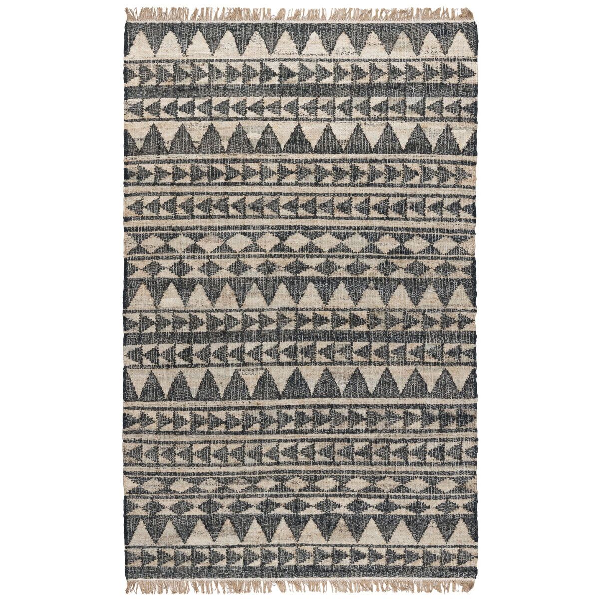 Solana - 8' x 10' Rug - Distressed Black Natural