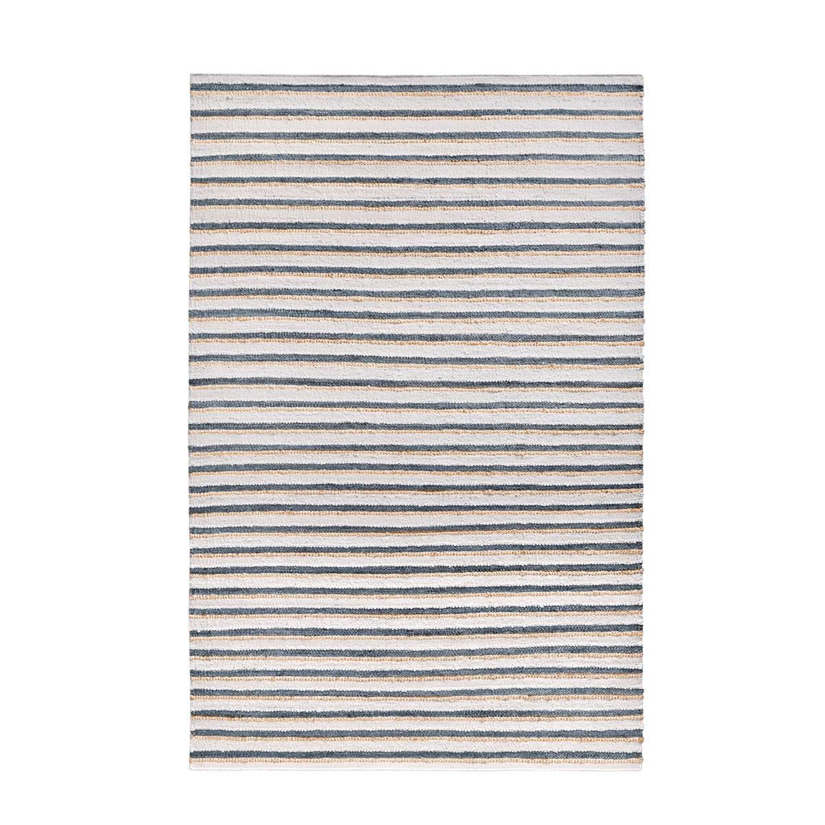Del Mar - 2.6' x 8' Rug - Ivory/Aqua