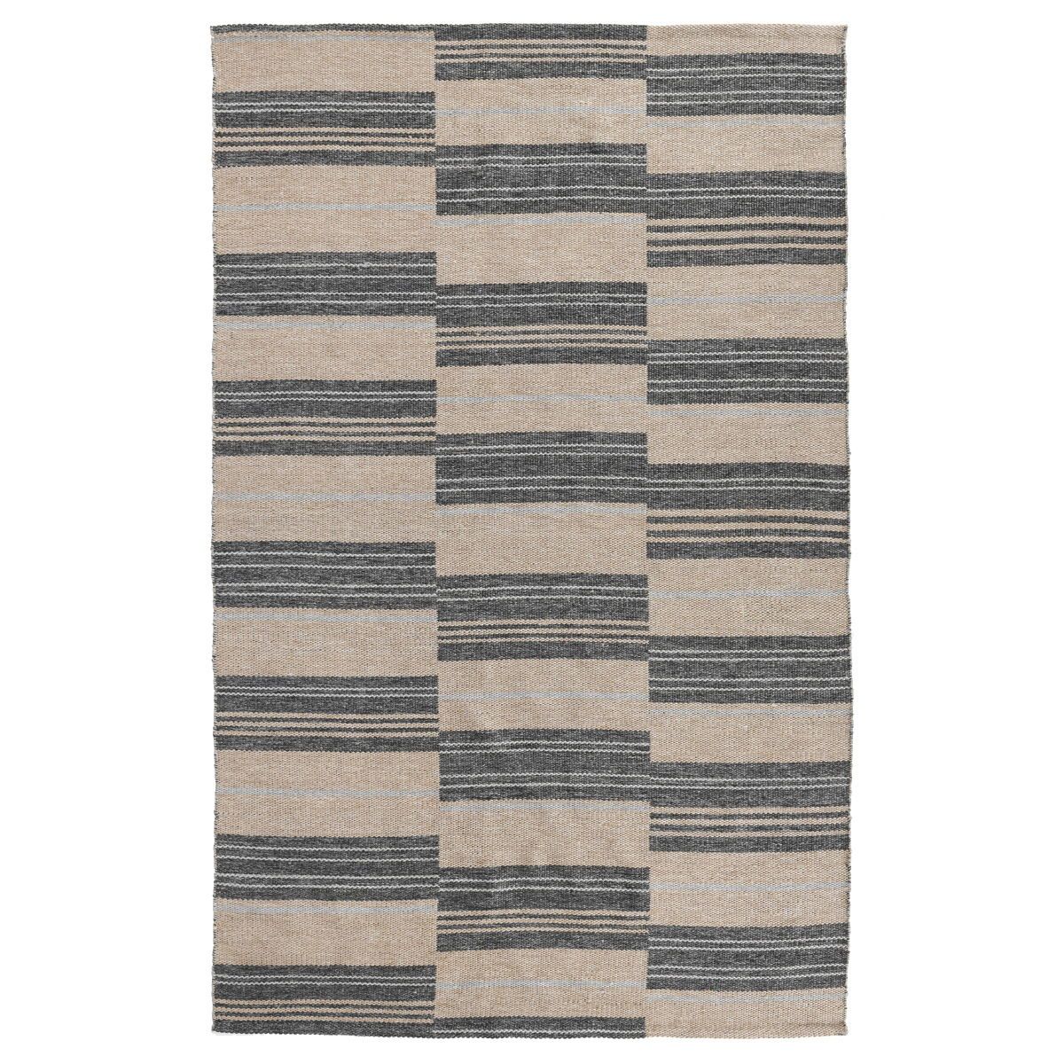 Colton - Indoor/Outdoor Colton Stripe Rug - Stripe Charcoal