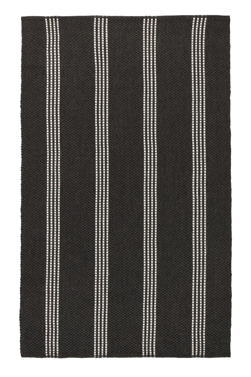 Performance Sorrento Stripe - Rug 2' x 3' - Charcoal/Ivory