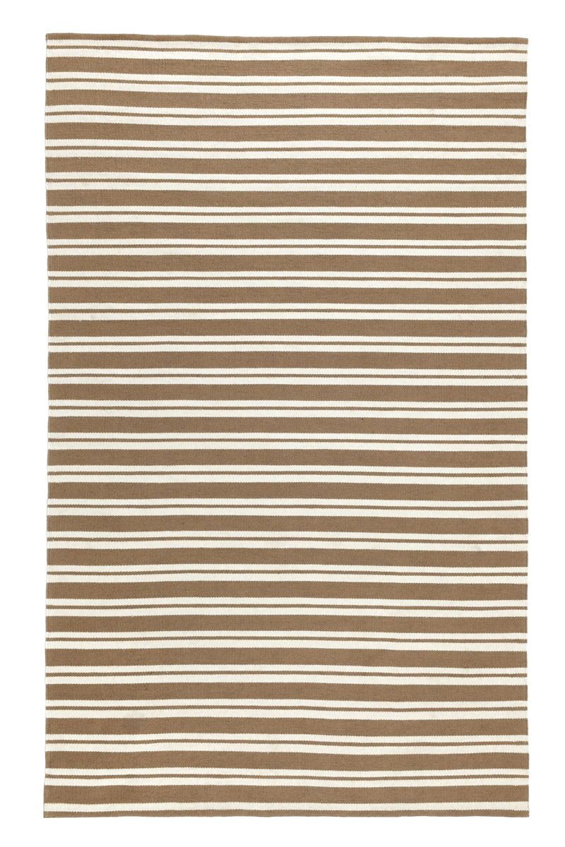 Performance Palma Stripe - Rug 8' x 10' - Coconut Brown/Ivory